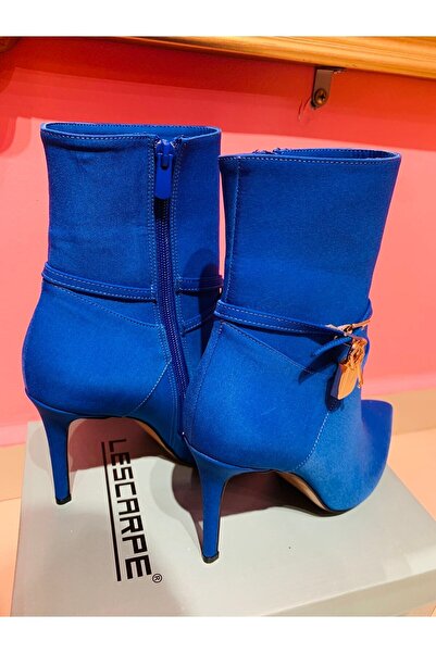 lescarpe Mat Saten Kısa Bot