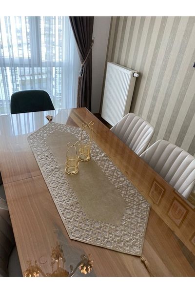 NURHAN HOME COLLECTION Aleg de masă Seljuk Model Honey Color