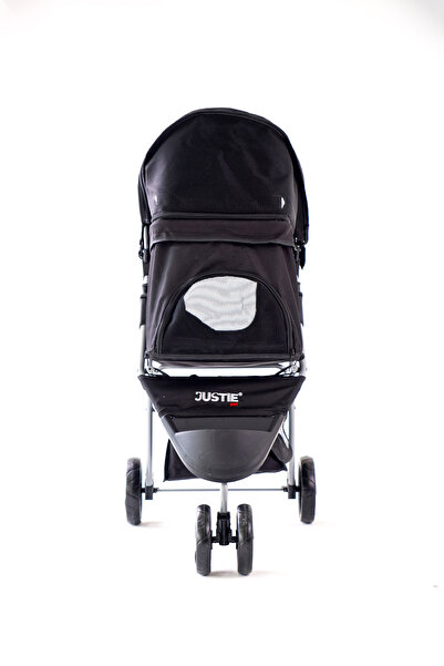 justie pet Sidney Kedi & Köpek Arabası Siyah 80x46x99 Cm