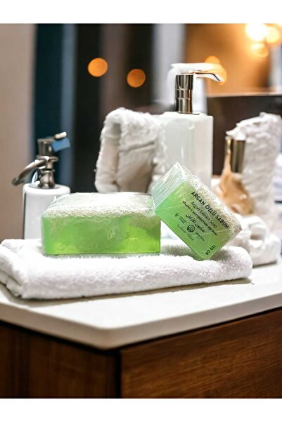 Ayana Cosmetic صابون صلب من ألياف اليقطين بخلاصة الأرغان 100% طبيعي 120 جرام ...