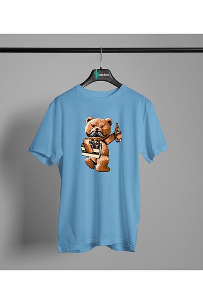 CACTUS COLLECTION Тениска CACTUS MAN 9 CVET BEER BEAR 100% ПАМУК