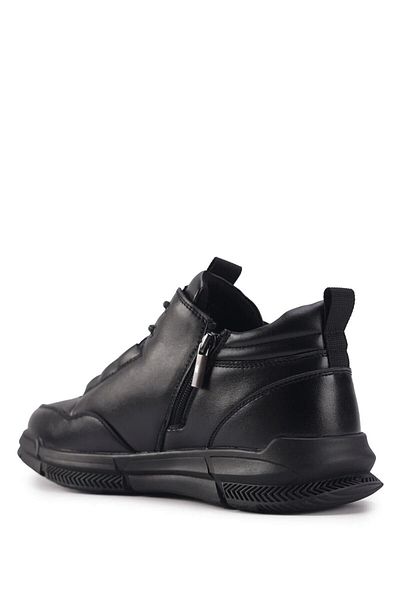 lumberjack INT1121K198-KRK 3PR Men's Leather Fur Boots101478979-Black
