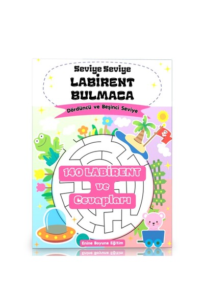 Enine Boyuna Eğitim كتاب بولاكا المتاهة ذو المستوى العادي (مع هدية قلم)