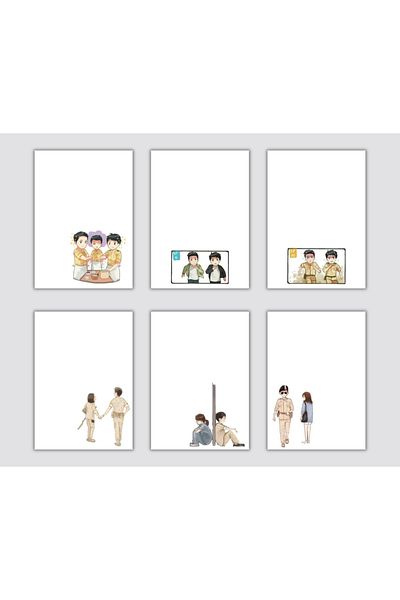 Bküp Tasarım Descendants of the Sun دفتر ملاحظات بتصميم خاص / Memopad / Notepad