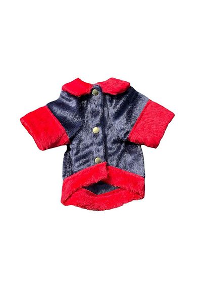 Bi Dolap Ponçik Love Girl Shirt Soft Textured Fabric Red Navy Blue Cat Dog Clothes & Shirt