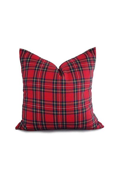 BELMODMODA 2024 New Year Plaid Pillow Case// 43*43 Cm