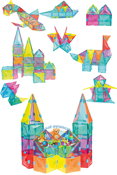 Fırsat Oyuncak Crystal Puzzle 500 Pieces Toy Geometry Shapes Educational Intelligence Developer