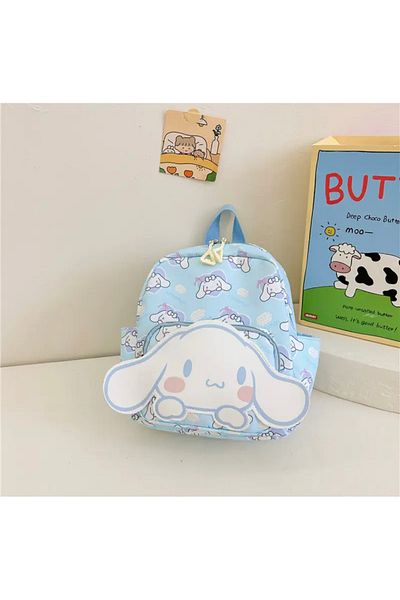 synshop Σακίδιο πλάτης Saniro Cinnamoroll Σχολικό Νηπιαγωγείο Δώρο γενεθλίων μεγέθη 28 cm 23 cm 10 cm