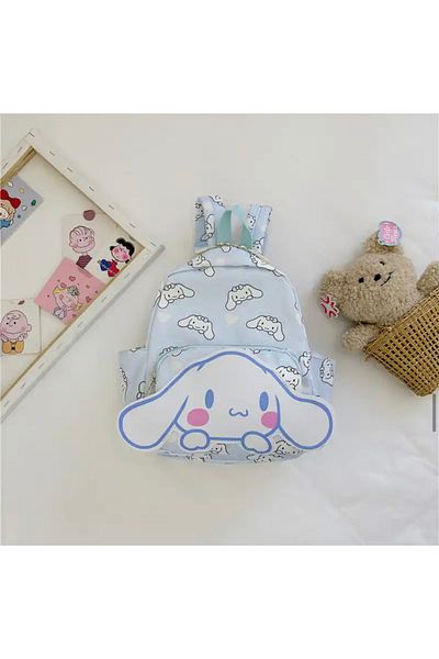 synshop Σακίδιο πλάτης Saniro Cinnamoroll Σχολικό Νηπιαγωγείο Δώρο γενεθλίων μεγέθη 28 cm 23 cm 10 cm