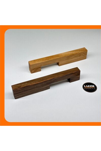 lazzir handle Ahşap Kulp Çentikli Kulp (288 MM)-dolap Kulpu Çekmece Kulpu 288...
