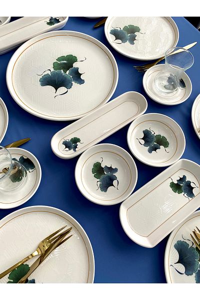 Yiğit Seramik Züccaciye Yakamoz Model 8 Person 25 Piece Breakfast Set