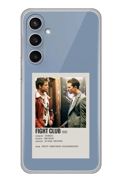 Magic Ring حافظة هاتف شفافة بنمط ملصق بسيط متوافقة مع هاتف Samsung Galaxy S23 FE