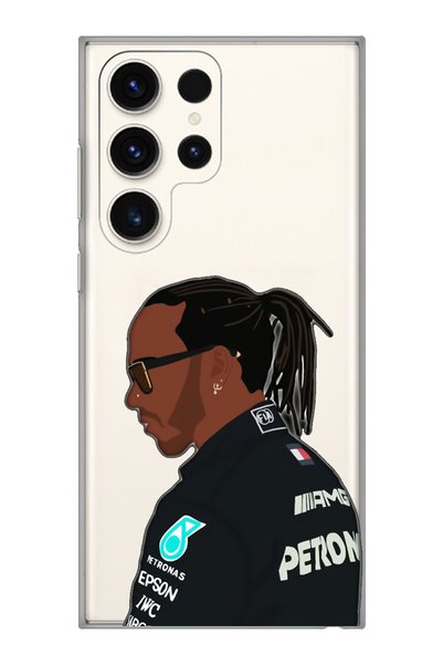 Magic Ring Samsung Galaxy S23 Ultra Compatible Lewis Hamilton Patterned Trans...