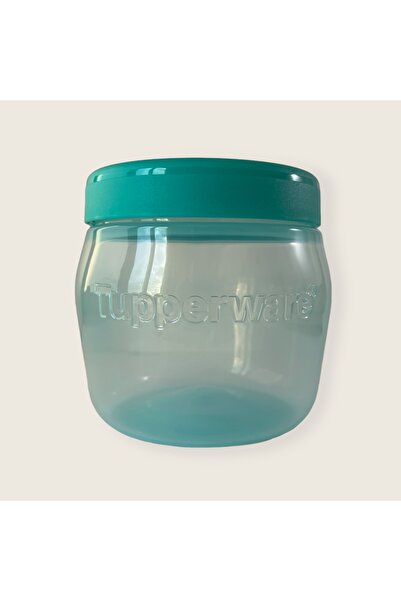 eksarbutik وعاء من سلسلة Tupperware Universal سعة 325 مل لتخزين الطعام باللون الأزرق المخضر