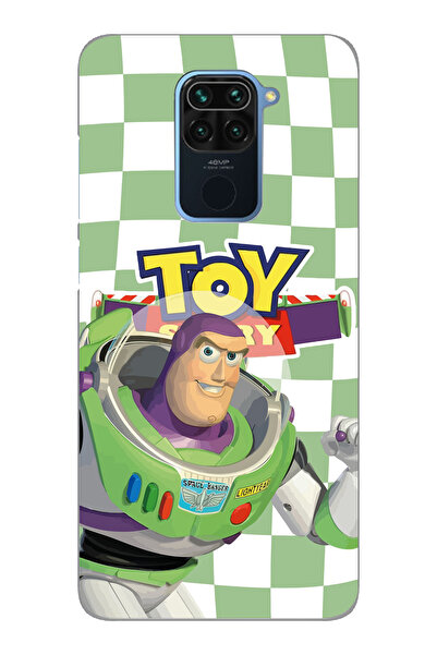 Magic Ring Xiaomi Redmi Note 9 Uyumlu Toy Story Buzz Desenli Şeffaf Telefon K...