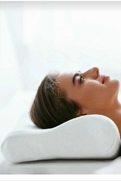 AYHOME Orthopedic Visco Pillow - For High Neck Support, Neck Bite and Flatness