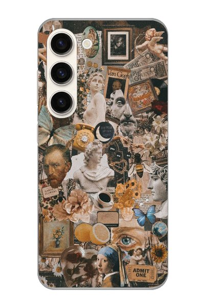Magic Ring Samsung Galaxy S23 Compatible Aesthetic Artistic Collage Pattern T...