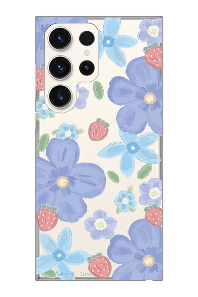 Magic Ring Samsung Galaxy S23 Ultra Compatible Flower and Strawberry Pattern ...