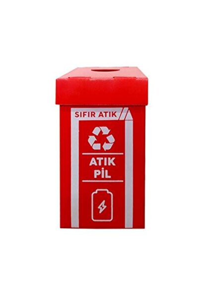 Keskin Tedarik Atık Pil Kutusu Pil Toplama Kutusu 40x19x19 Cm