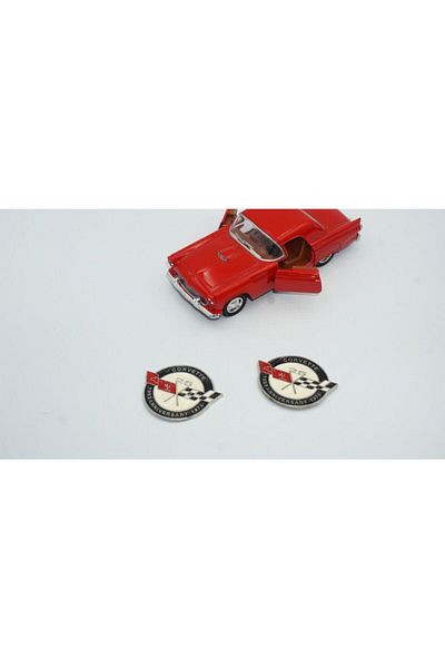 Chevrolet Corvette Dk Tuning 25 Anniversary Σήμα Ροζέτα Πλευρική Ακρόαση