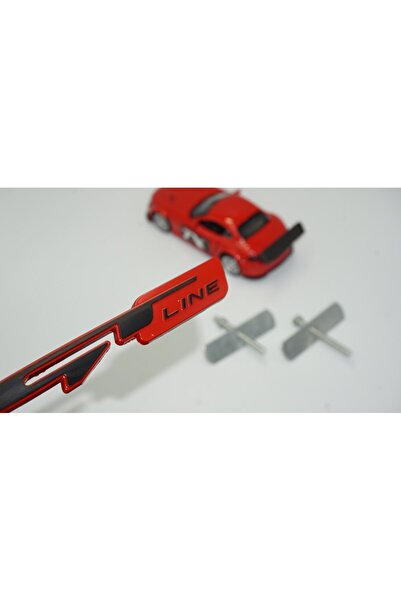 DK Tuning Dk Kia Gt Line Ön Panjur Vidalı 3d Siyah Kırmızı Metal Logo