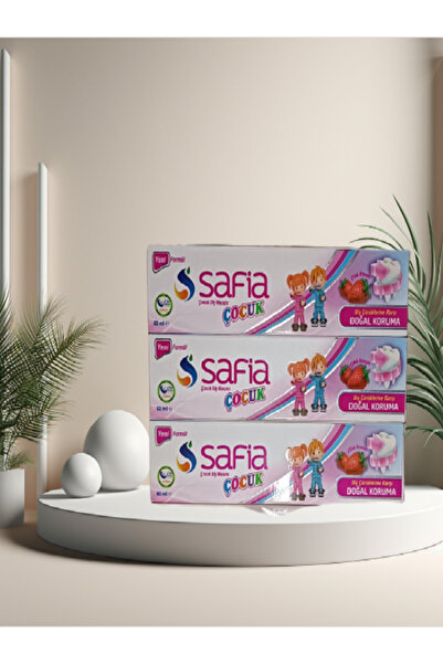 Safia Children's Toothpaste 60 ml 3 PCS Set (3x60ml)