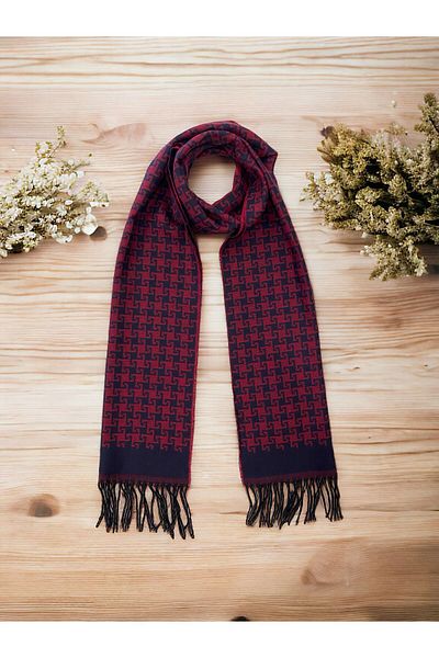 Sarar Goose Feet Pattern Double Sided Dark Blue Red Camisole KL-10
