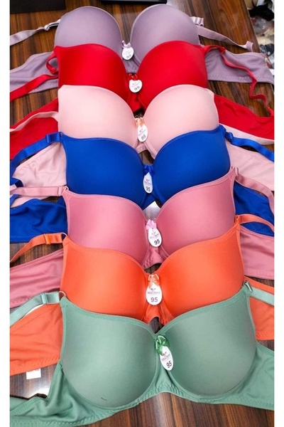 SATTENS ЗМІШАНИЙ 4-Х ПАРНИЙ ПЛОСКИЙ БЮСТГАЛЬТЕР БЕЗ ПІДТРИМКИ, ПУСТИЙ