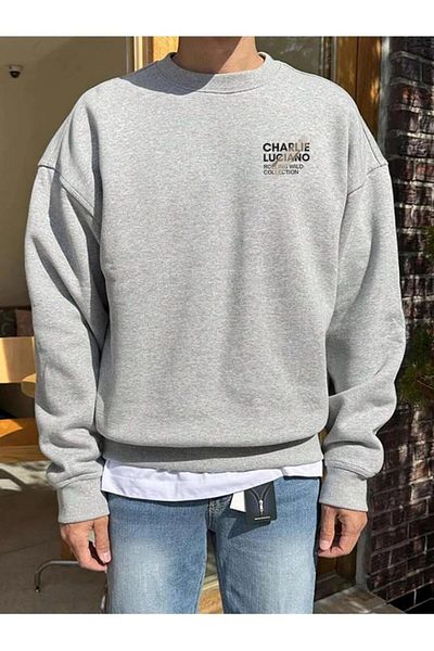 Khione Φούτερ με κουκούλα με κουκούλα με στάμπα Charlie Luciano Unisex