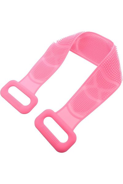Welta Double Sided Bath Back Scrub Silicone Shower Washcloth Brush
