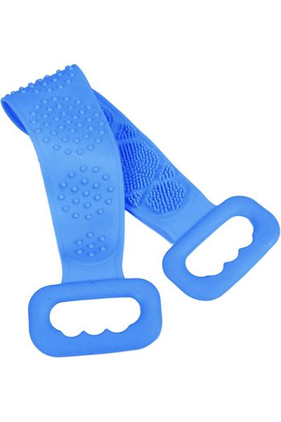 Welta Double Sided Bath Back Scrub Silicone Shower Washcloth Brush