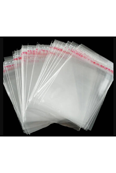 Mçb Group Şeffaf Yapışkanlı Çeyiz Poşeti Jelatin Poşet Bantlı Jelatin 35x50 C...