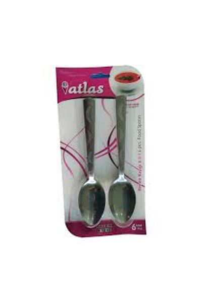 KAYAMU 6 PIECES METAL FOOD SPOON (K0)