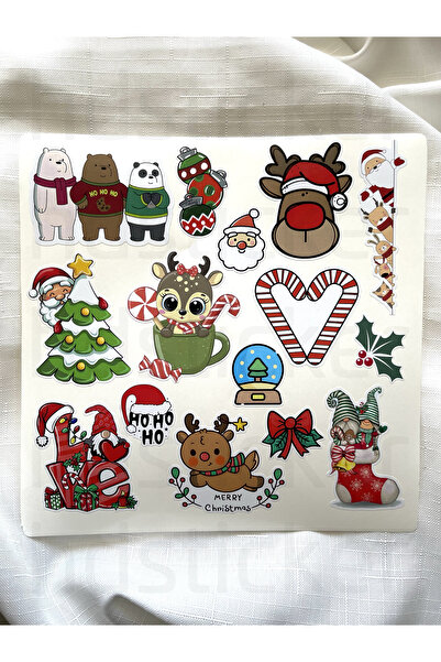 hdsticker عيد الميلاد السنة الجديدة عيد الميلاد تحت عنوان زجاج نافذة الجدار غ...