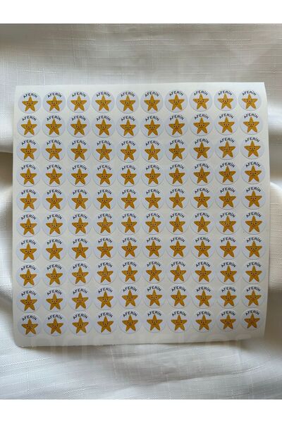 hdsticker 100 قطعة من ملصقات الملصقات المكتوبة على شكل نجمة الرموز التعبيرية - المعلم P2