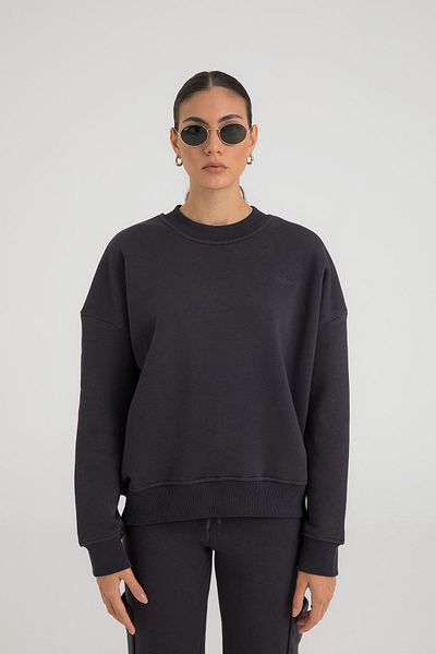 SHEISMONO Oversize φούτερ Smoked Raised