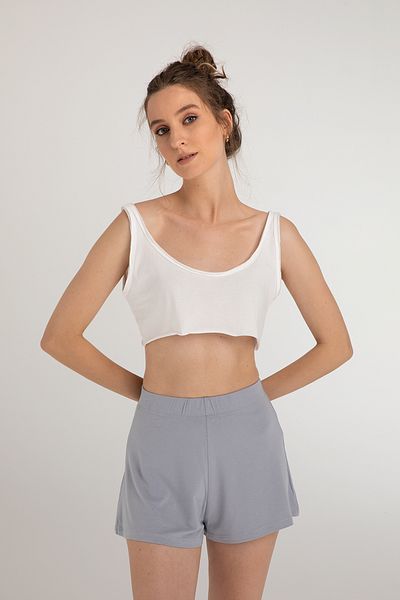 SHEISMONO Βαμβακερή φαρδιά κοπή Crop Top
