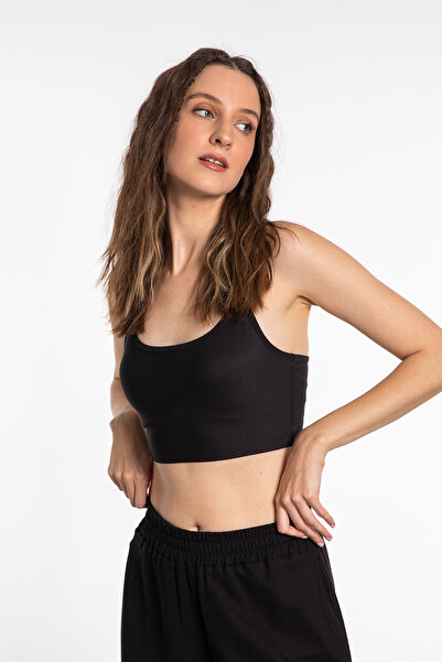 SHEISMONO Soft Touch Rope Strap Bustier Black