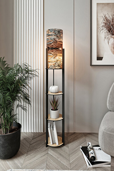 messer RADIANTE YUVARLAK RAFLI LAMBADER SAFİR MEŞE