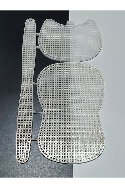 Kanvaslar Geanta din panza din plastic model Cat Culoare Alb