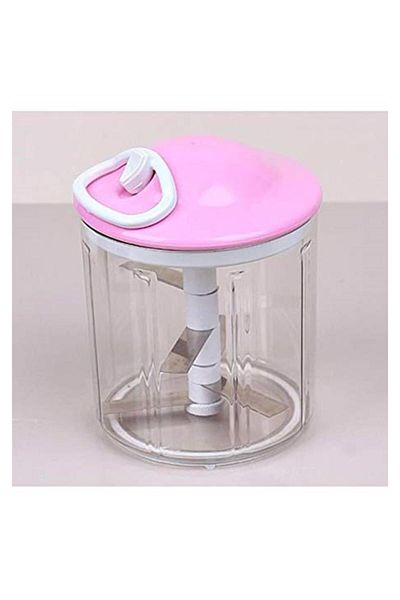 Bundeba 800 Ml Manual Blender with 5 Blades Onion Chopper Sauce Maker Rondo and Vegetable Shredder