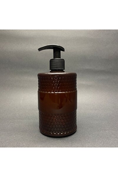 Pause Art Home 500 CC DESENLİ AMBER PLASTİK ŞİŞE - SİYAH POMPALI - 500 ML KAL...