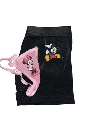 Lolipop Butik Hello kitty baskılı boxer&tanga set