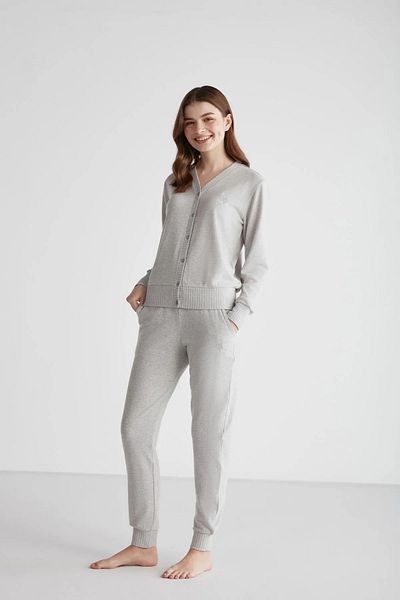 U.S. Polo Assn. SET DE PIJAMASE PENTRU FĂMĂ CU MANECĂ LUNGĂ, CU LICENȚĂ POLO SUA 16956
