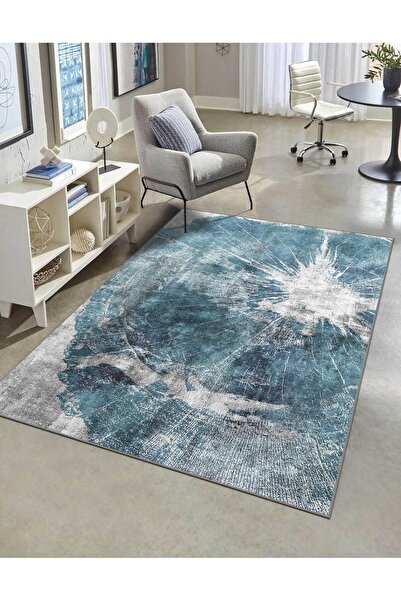 VİVİCA Modern Dijital Baskı Dört Mevsim Yıkanabilir Kaymaz Taban Salon Halısı Mutfak Halısı Yolluk