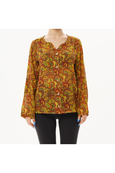 han collection baskılı gömlek