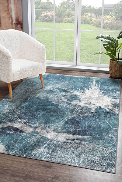 VİVİCA Modern Dijital Baskı Dört Mevsim Yıkanabilir Kaymaz Taban Salon Halısı Mutfak Halısı Yolluk