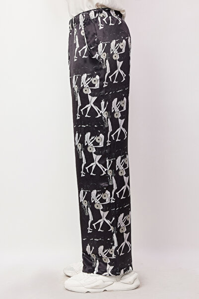 Dear Deer Black Ethnic Trousers