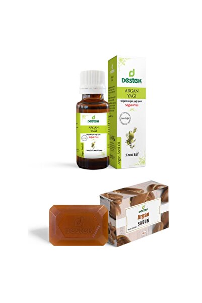 Destek Argan Oil and Argan Soap Set of 2
