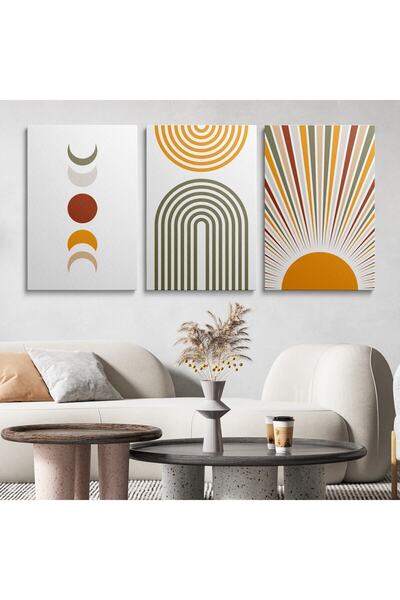 Tablo Deposu Set od 3 platna za zidne slike 123 123